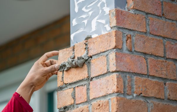 Brick Pillar Repair in Meridian