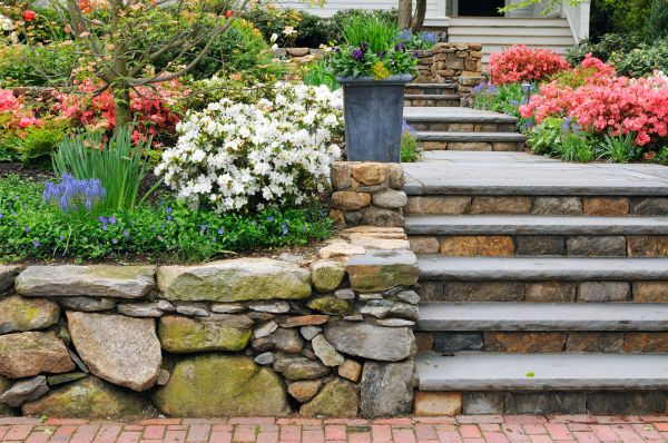 Stone Stairs Repair in Meridian