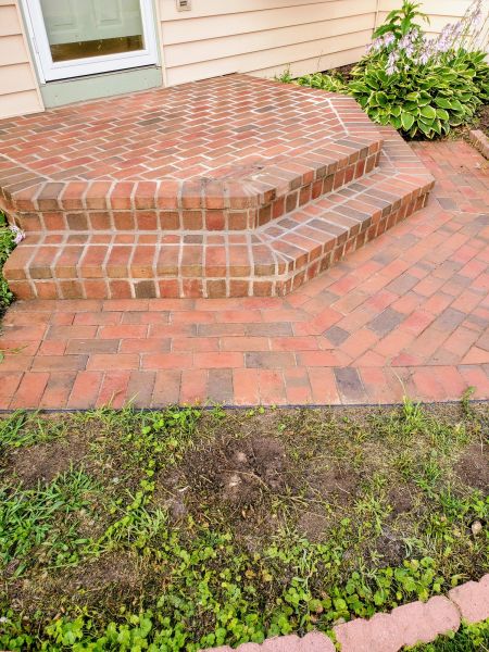 Brick Stoop Repair in Meridian