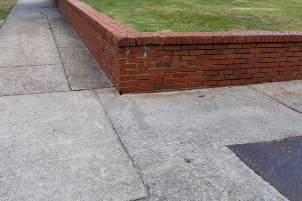 Brick Retaining Wall Repair in Meridian